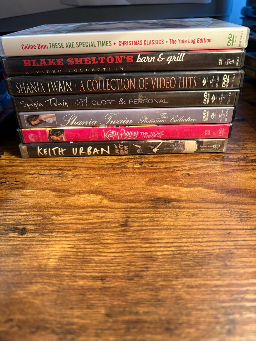 Lot of 7 Music Video DVDs - Various Artists